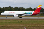 Iberia Airbus A320-214 (EC-ILS) at  Hamburg - Fuhlsbuettel (Helmut Schmidt), Germany