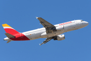 Iberia Airbus A320-214 (EC-ILS) at  London - Heathrow, United Kingdom