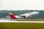 Iberia Airbus A320-214 (EC-ILS) at  Rostock-Laage, Germany