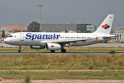 Spanair Airbus A320-232 (EC-IMB) at  Malaga, Spain