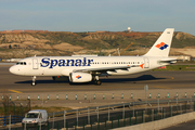 Spanair Airbus A320-232 (EC-IMB) at  Madrid - Barajas, Spain