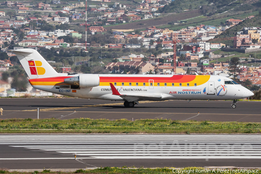 Iberia Regional (Air Nostrum) Bombardier CRJ-200ER (EC-INF) | Photo 665245