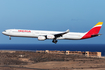 Iberia Airbus A340-642 (EC-INO) at  Gran Canaria, Spain