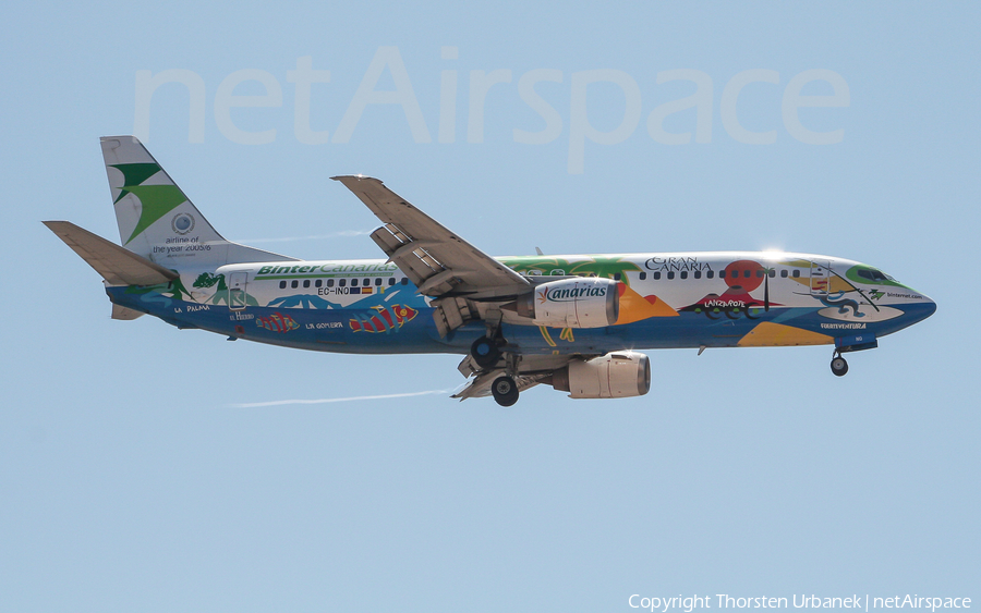 Binter Canarias Boeing 737-4Q8 (EC-INQ) | Photo 136155
