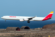 Iberia Airbus A340-642 (EC-IOB) at  Gran Canaria, Spain