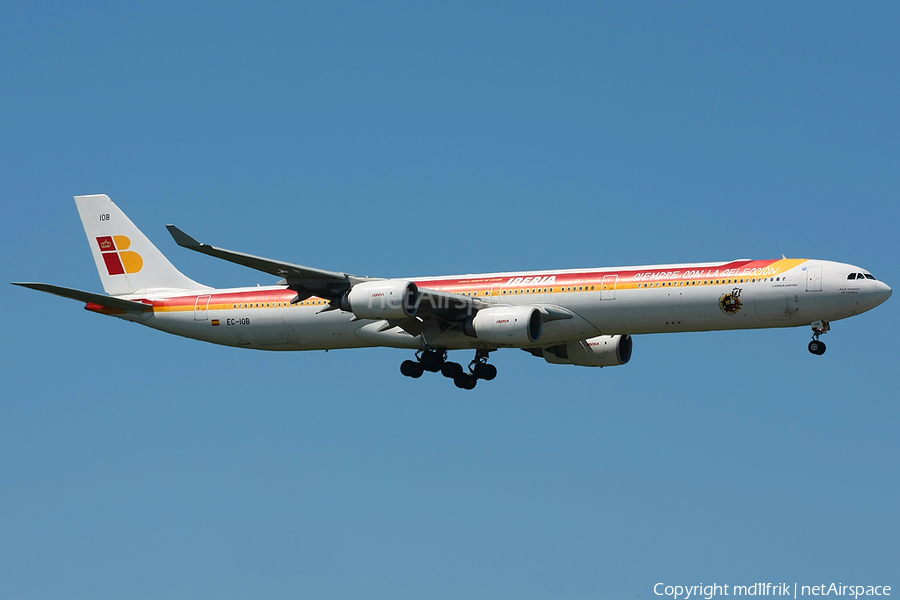 Iberia Airbus A340-642 (EC-IOB) | Photo 373289