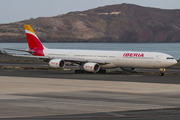 Iberia Airbus A340-642 (EC-IQR) at  Gran Canaria, Spain