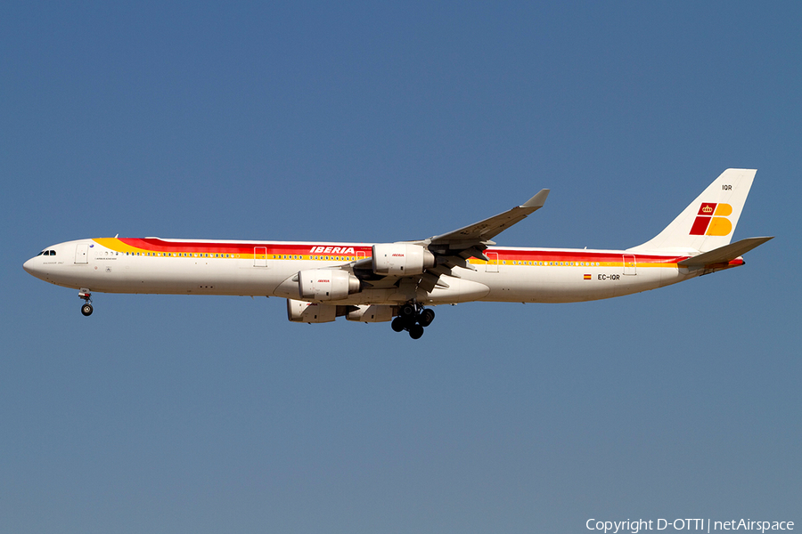 Iberia Airbus A340-642 (EC-IQR) | Photo 370831