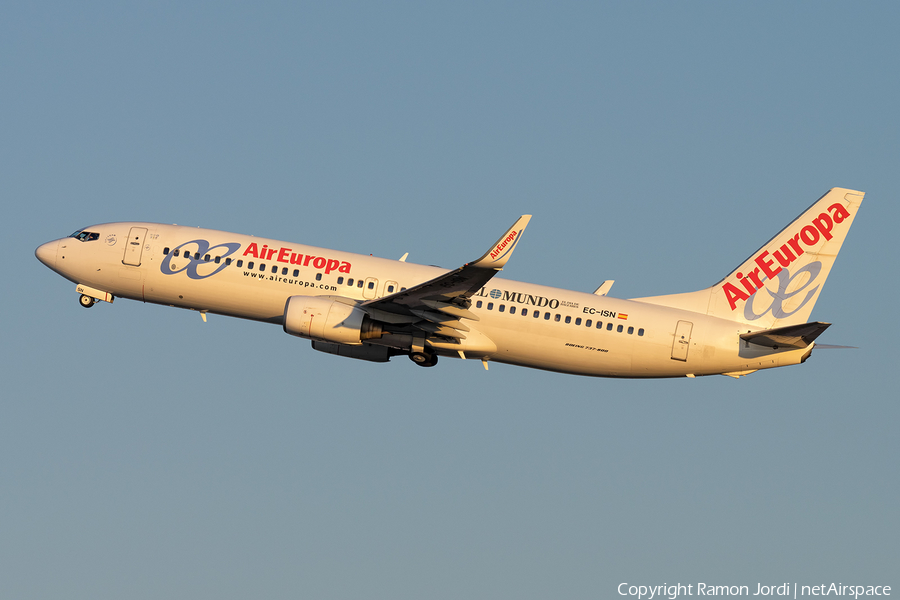 Air Europa Boeing 737-86Q (EC-ISN) | Photo 366330