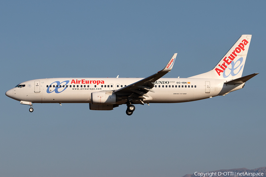 Air Europa Boeing 737-86Q (EC-ISN) | Photo 356981