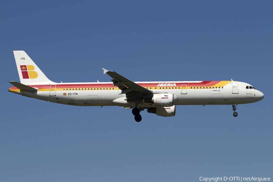 Iberia Airbus A321-211 (EC-ITN) | Photo 405657