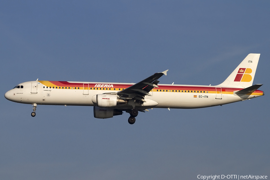 Iberia Airbus A321-211 (EC-ITN) | Photo 473425