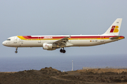 Iberia Airbus A321-211 (EC-ITN) at  Gran Canaria, Spain