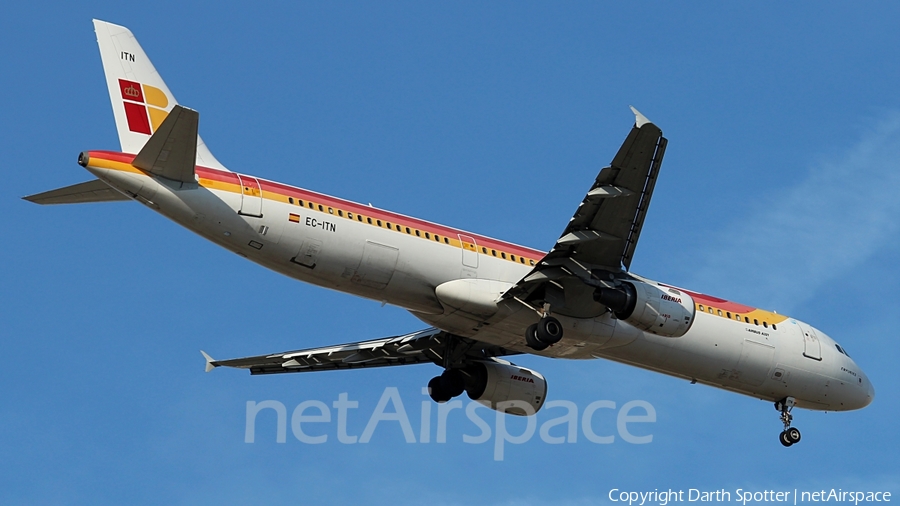 Iberia Airbus A321-211 (EC-ITN) | Photo 213047