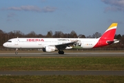Iberia Airbus A321-211 (EC-IXD) at  Hamburg - Fuhlsbuettel (Helmut Schmidt), Germany