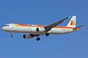 Iberia Airbus A321-211 (EC-IXD) at  Gran Canaria, Spain