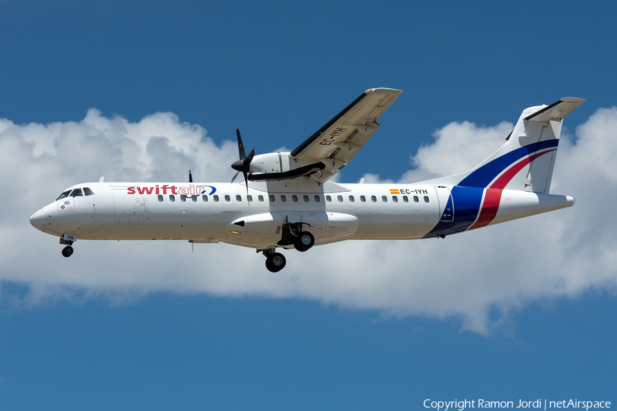 Swiftair ATR 72-202(F) (EC-IYH) | Photo 465120
