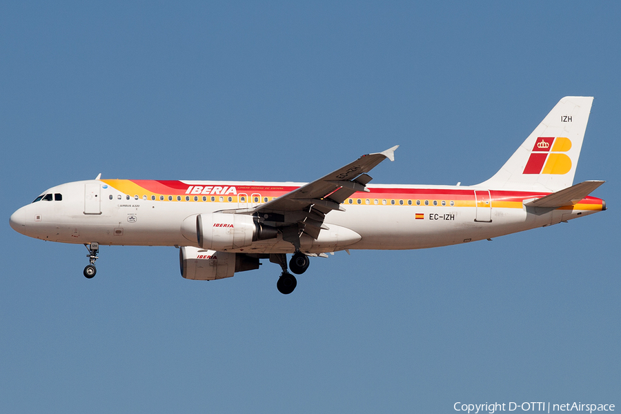 Iberia Airbus A320-214 (EC-IZH) | Photo 370829