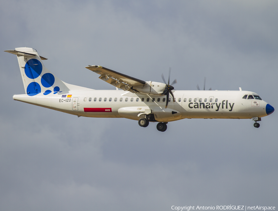 Canaryfly ATR 72-500 (EC-IZO) | Photo 135583