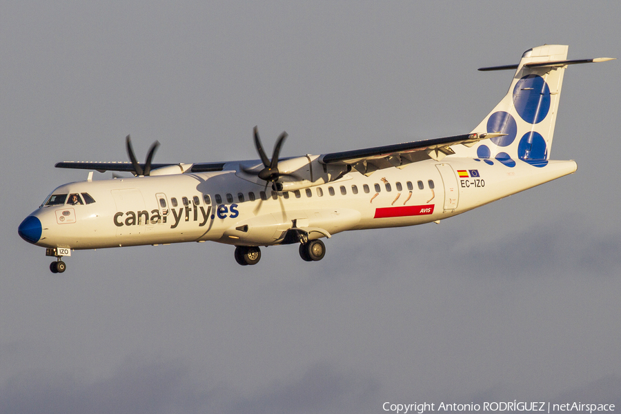 Canaryfly ATR 72-500 (EC-IZO) | Photo 155821