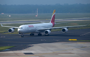 Iberia Airbus A340-642 (EC-IZX) at  Dusseldorf - International, Germany