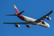 Iberia Airbus A340-642 (EC-IZX) at  London - Heathrow, United Kingdom