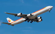 Iberia Airbus A340-642 (EC-IZX) at  Madrid - Barajas, Spain