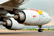 Iberia Airbus A340-642 (EC-IZY) at  Barcelona - El Prat, Spain