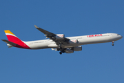 Iberia Airbus A340-642 (EC-IZY) at  Madrid - Barajas, Spain