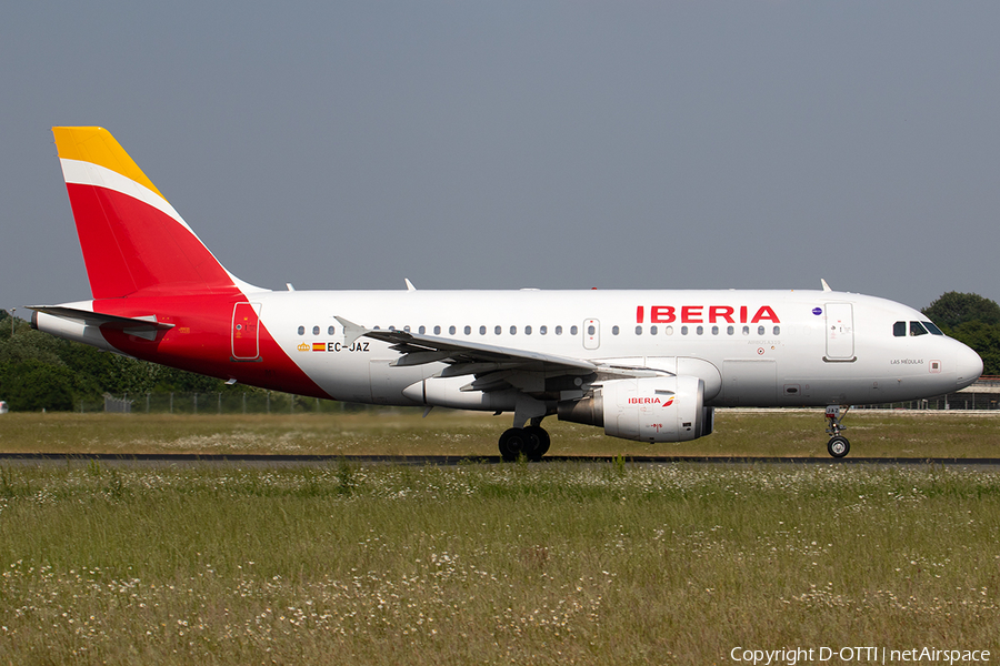 Iberia Airbus A319-111 (EC-JAZ) | Photo 245918