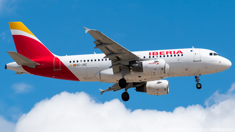 Iberia Airbus A319-111 (EC-JAZ) | Photo 257377