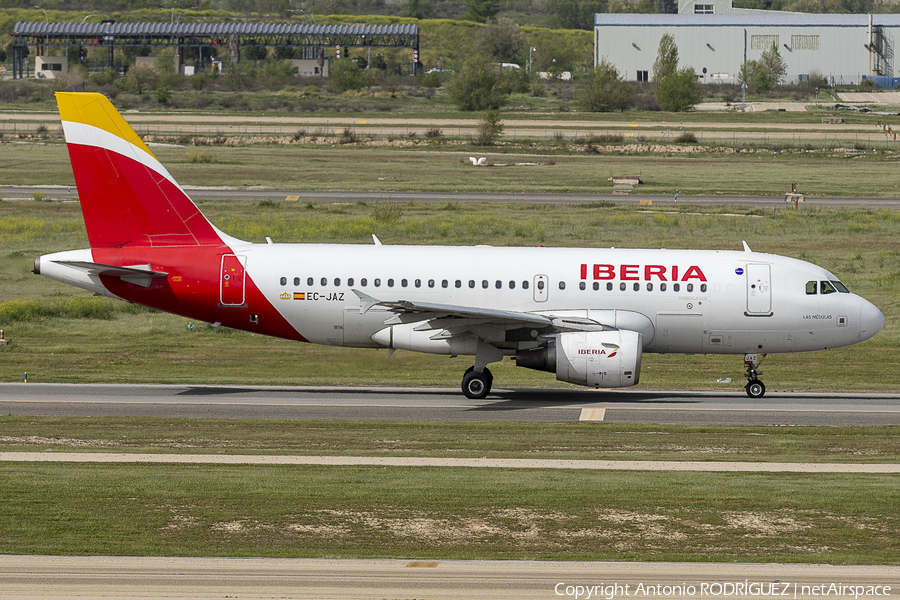 Iberia Airbus A319-111 (EC-JAZ) | Photo 618983