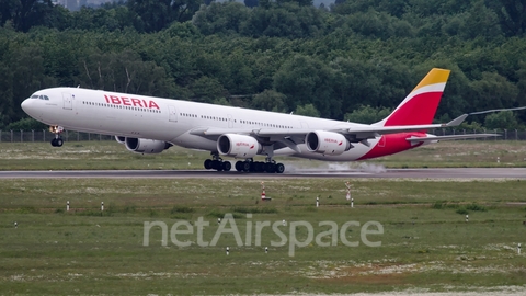 Iberia Airbus A340-642 (EC-JBA) at  Dusseldorf - International, Germany