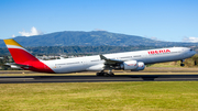 Iberia Airbus A340-642 (EC-JBA) at  San Jose - Juan Santamaria International, Costa Rica