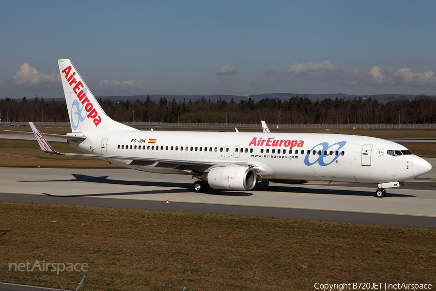 Air Europa Boeing 737-85P (EC-JBK) | Photo 104473