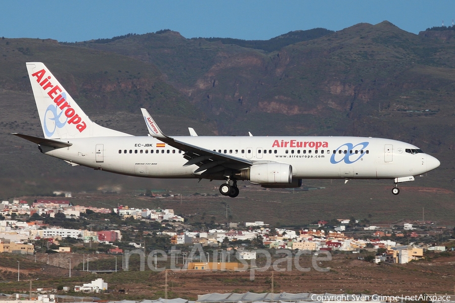 Air Europa Boeing 737-85P (EC-JBK) | Photo 155337