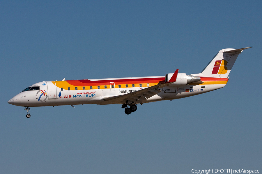 Iberia Regional (Air Nostrum) Bombardier CRJ-200ER (EC-JCM) | Photo 268609