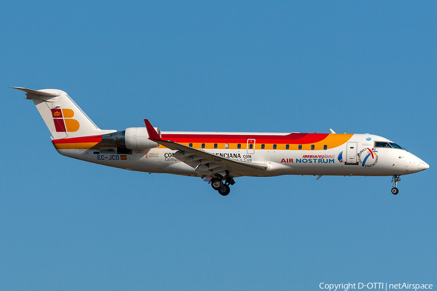 Iberia Regional (Air Nostrum) Bombardier CRJ-200ER (EC-JCO) | Photo 203213