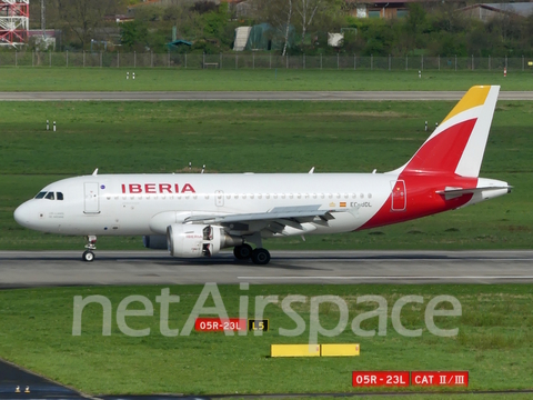 Iberia Airbus A319-111 (EC-JDL) at  Dusseldorf - International, Germany