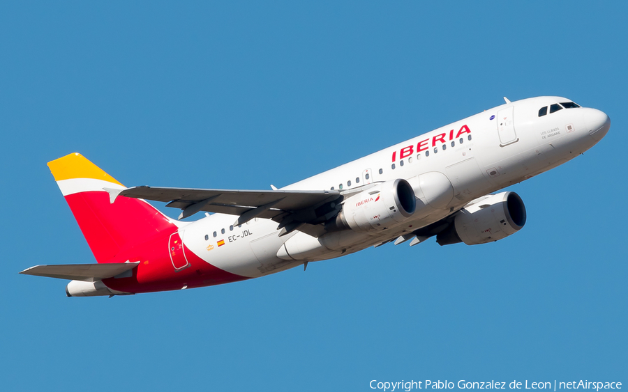 Iberia Airbus A319-111 (EC-JDL) | Photo 365913