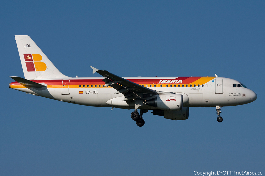 Iberia Airbus A319-111 (EC-JDL) | Photo 269239