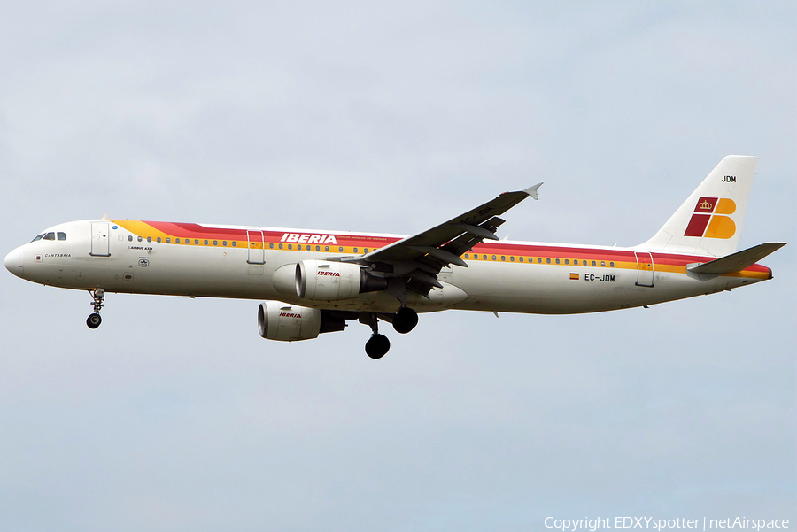 Iberia Airbus A321-211 (EC-JDM) | Photo 279948