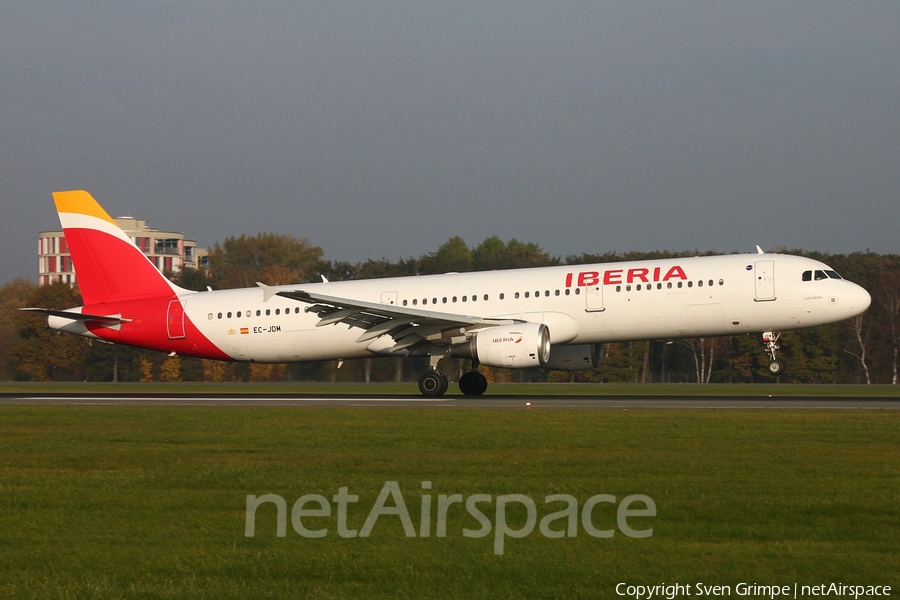 Iberia Airbus A321-211 (EC-JDM) | Photo 90013