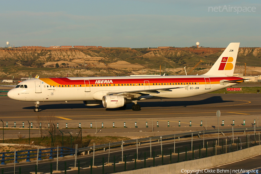 Iberia Airbus A321-211 (EC-JDM) | Photo 44785