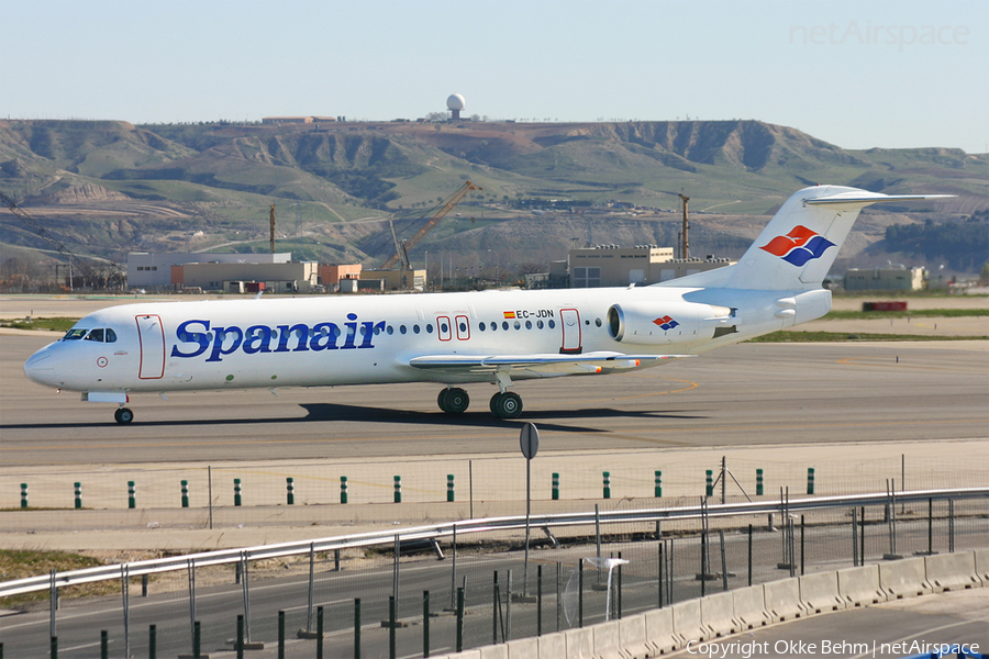 Spanair Fokker 100 (EC-JDN) | Photo 40344