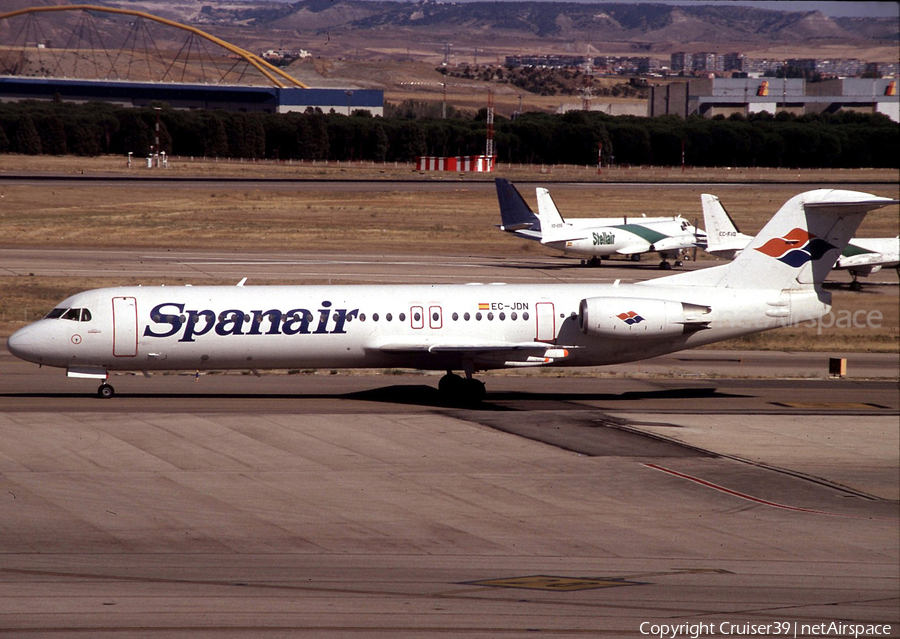 Spanair Fokker 100 (EC-JDN) | Photo 562245