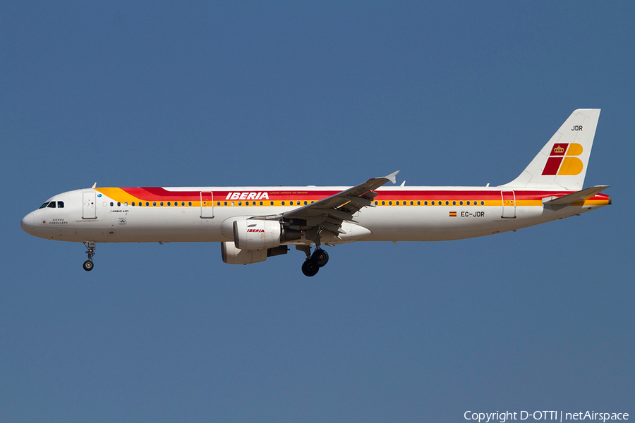 Iberia Airbus A321-211 (EC-JDR) | Photo 370824