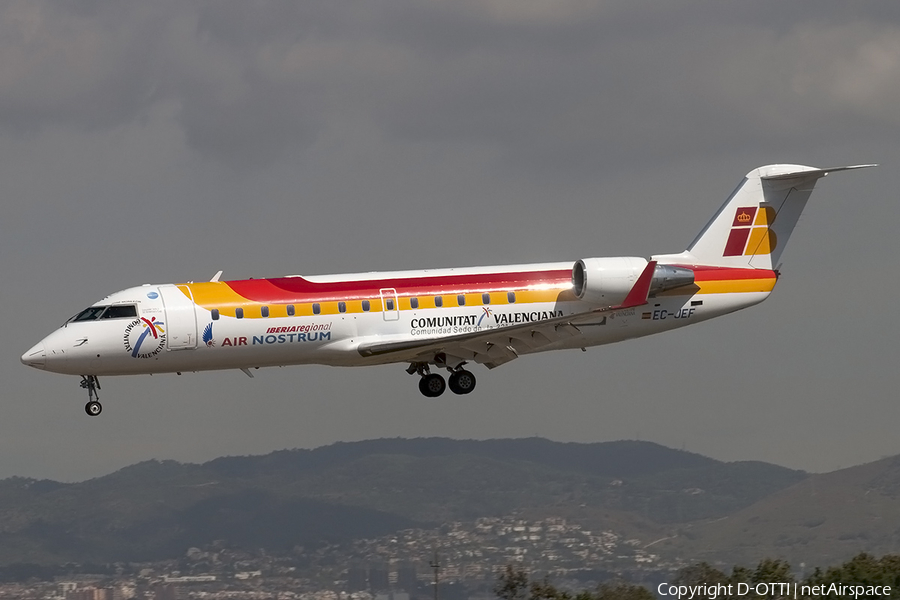 Iberia Regional (Air Nostrum) Bombardier CRJ-200ER (EC-JEF) | Photo 164319