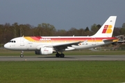 Iberia Airbus A319-111 (EC-JEI) at  Hamburg - Fuhlsbuettel (Helmut Schmidt), Germany