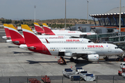 Iberia Airbus A319-111 (EC-JEI) at  Madrid - Barajas, Spain